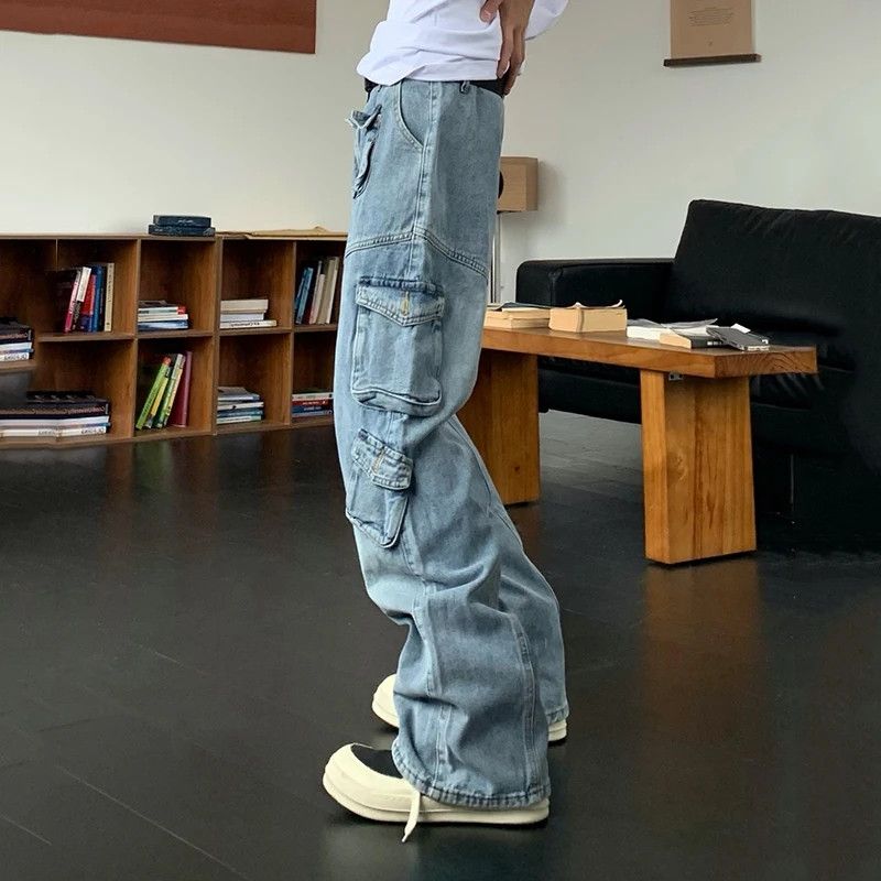 Japanese Brand × Jean × Vintage Three-dimensional Pocket Washed Jeans Size US 28 / EU 44 - 2 Thumbnail