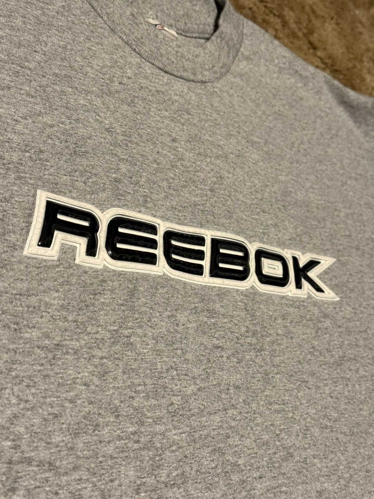 Reebok Vintage 90s Reebok Logo Long Sleeve Tee Grey Large Size US L / EU 52-54 / 3 - 4 Thumbnail