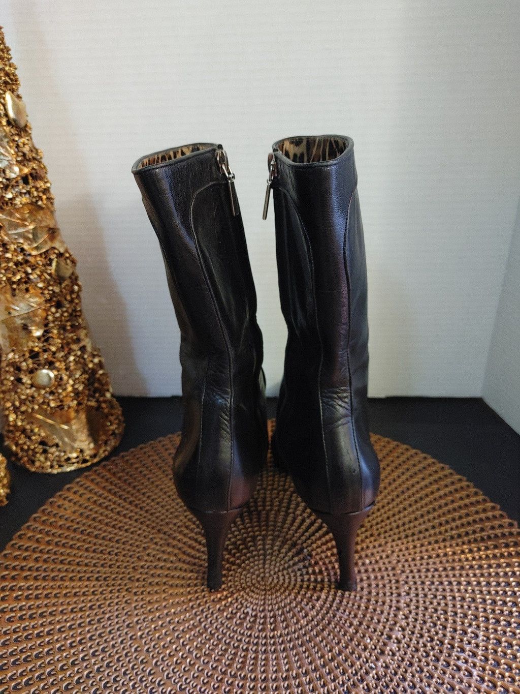 Dolce & Gabbana Dolce Gabbana Vero Cuoio Leather Boots size 37 Size US 6.5 / IT 36.5 - 5 Thumbnail