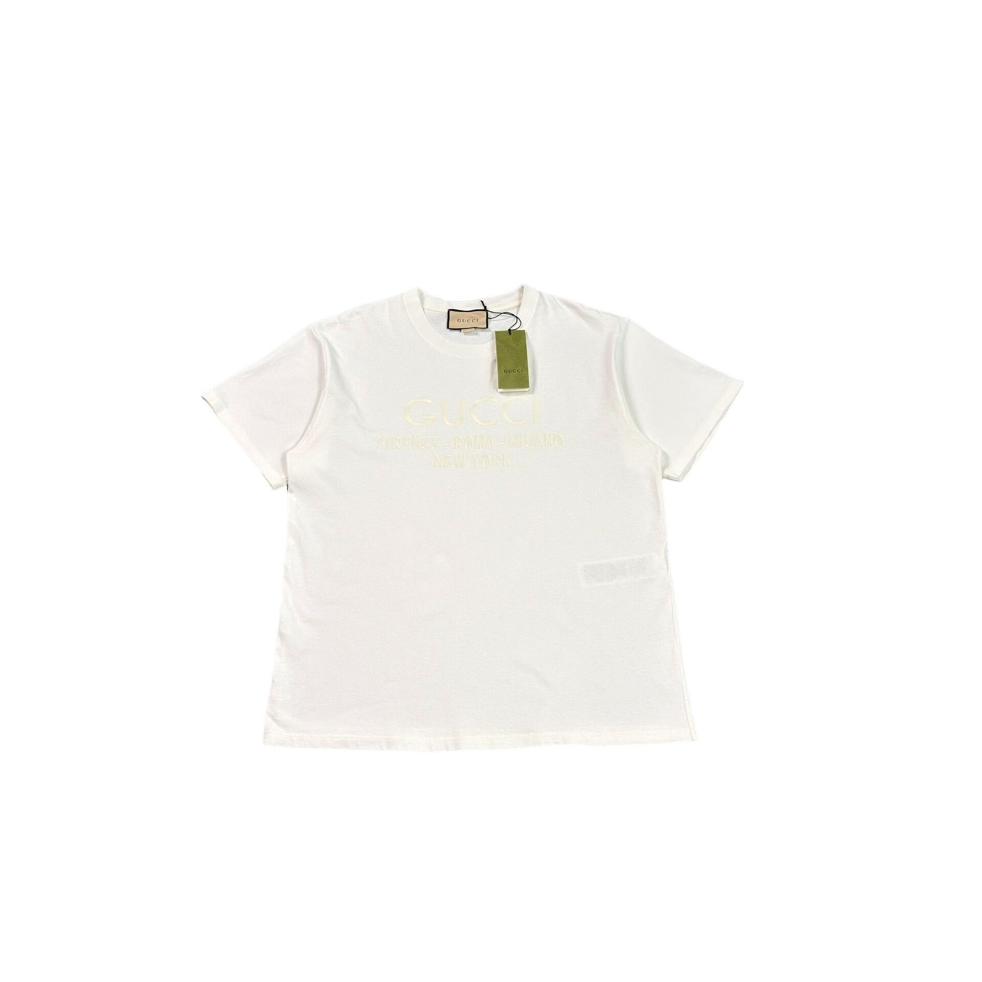 Gucci Gucci Tonal Embroidered Logo T-Shirt Size M Size US M / EU 48-50 / 2 - 1 Thumbnail