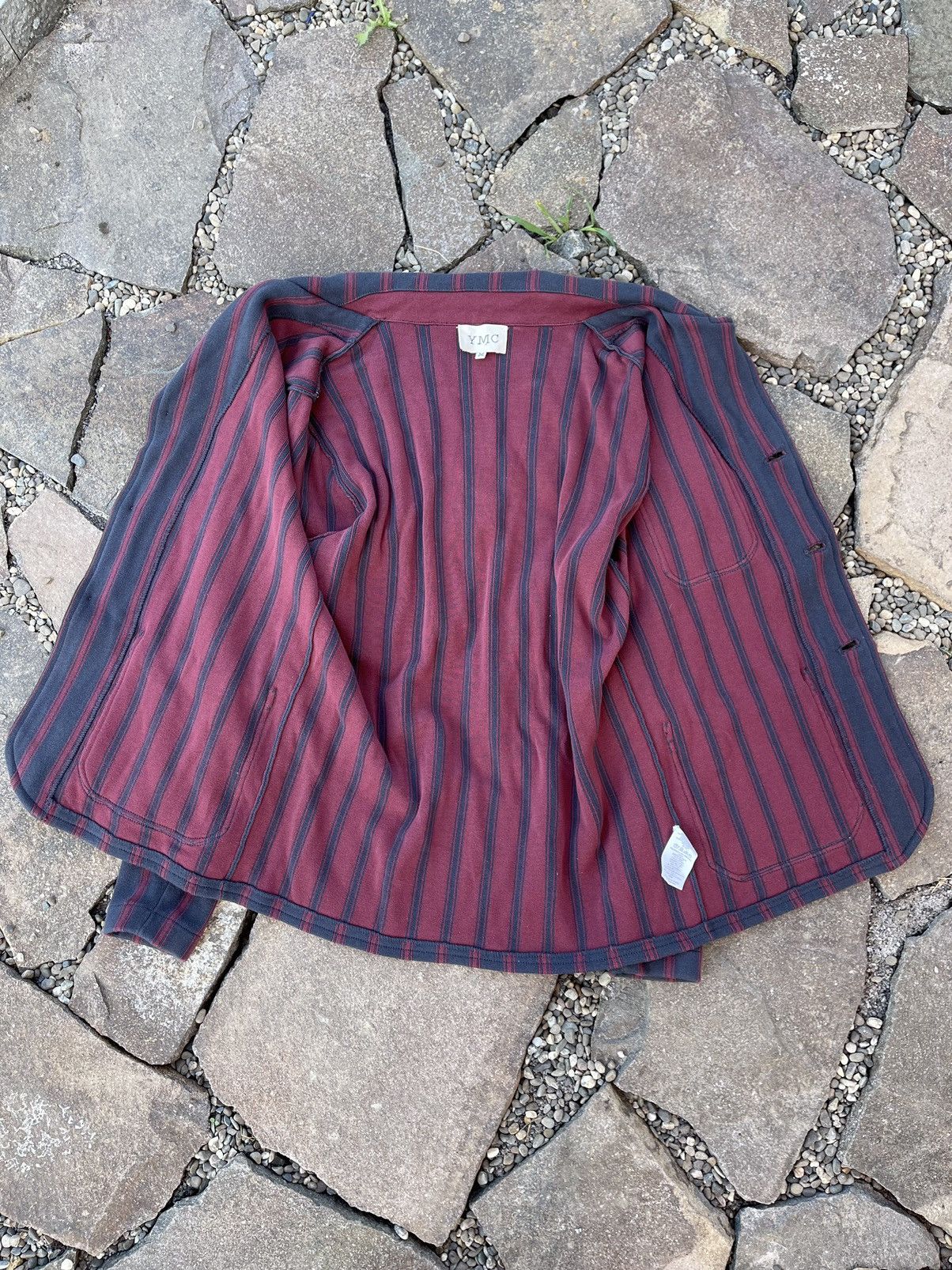 Designer × YMC YMC Your Must Create striped cotton blazer jacket Size US M / EU 48-50 / 2 - 11 Thumbnail
