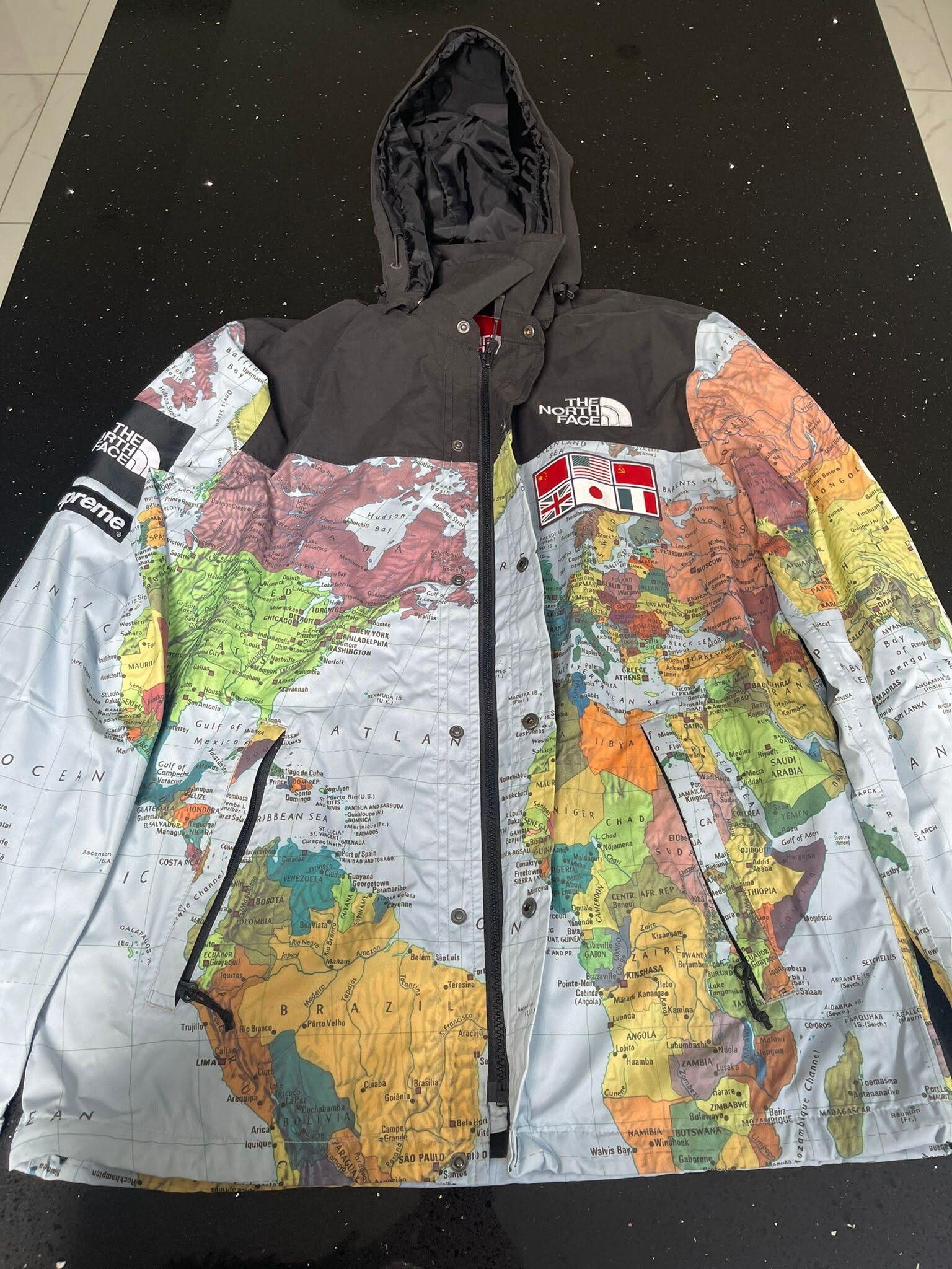 Supreme Supreme The North Face Expedition Map Coaches Jacket | Grailed
