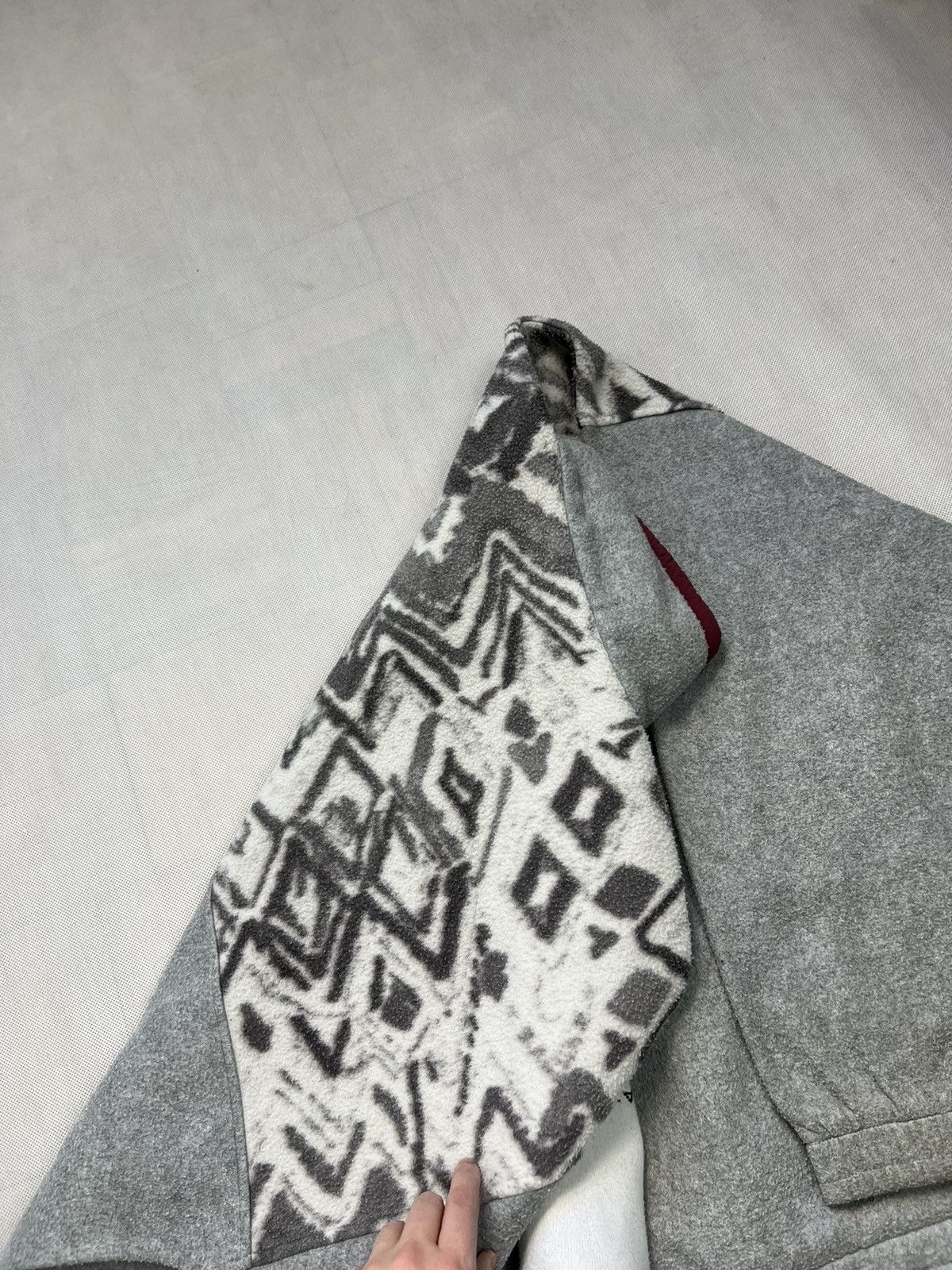 Vintage Fleece Jacket Erima Vintage 90’s Patterns Size US XXL / EU 58 / 5 - 4 Thumbnail
