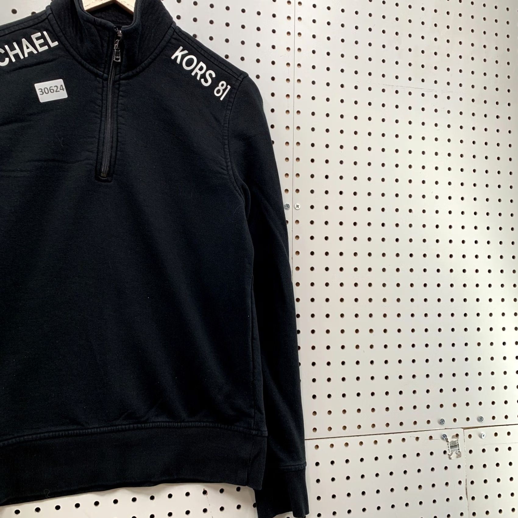 Michael Kors Michael Kors 1/4 Zip Sweater Black Mens Small Pullover Knit Mock Neck 1/4 Zip Adult Mens Size US S / EU 44-46 / 1 - 4 Thumbnail