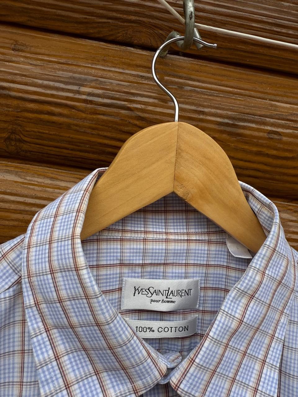 Yves Saint Laurent YSL Yves Saint Laurent Short Sleeve Shirt Logo Size L Size US L / EU 52-54 / 3 - 5 Thumbnail