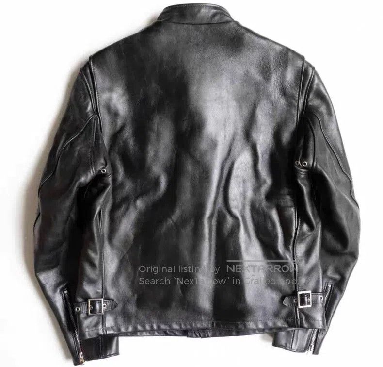 Other 641 Straight stand-up collar leather jacket Size US S / EU 44-46 / 1 - 2 Thumbnail