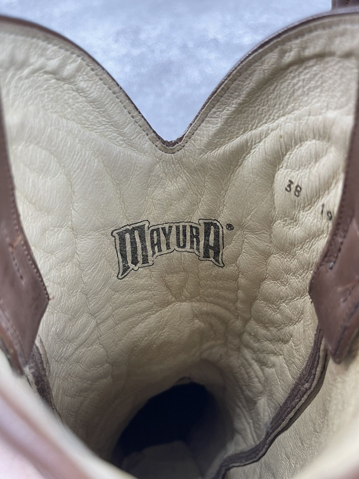 Vintage × Western Rise Vintage Mayura Western Cowboy Boots Size 38 Size US 8 / IT 38 - 17 Thumbnail