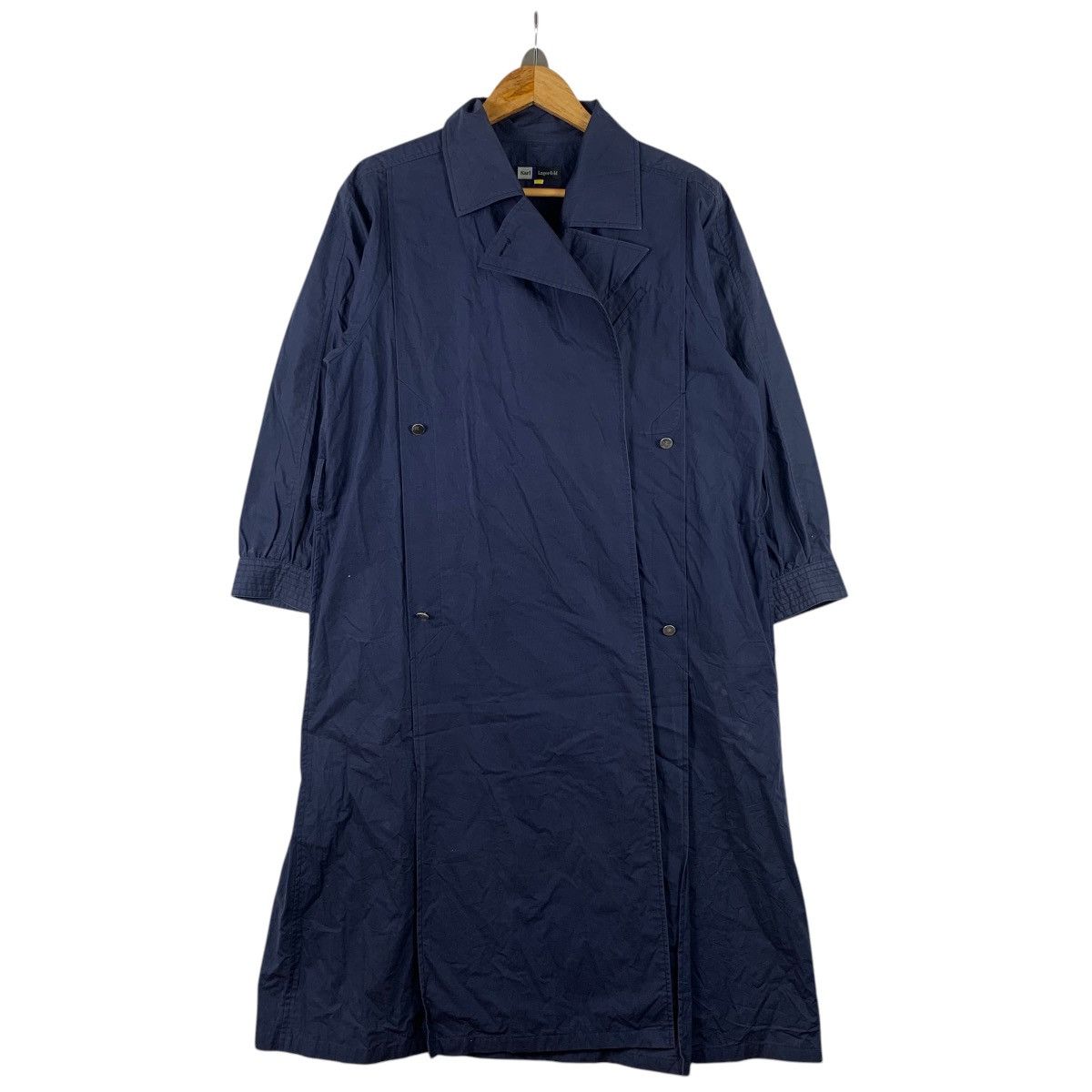 KARL LAGERFELD Gemany Designer Blue Overcoat Jacket Parka