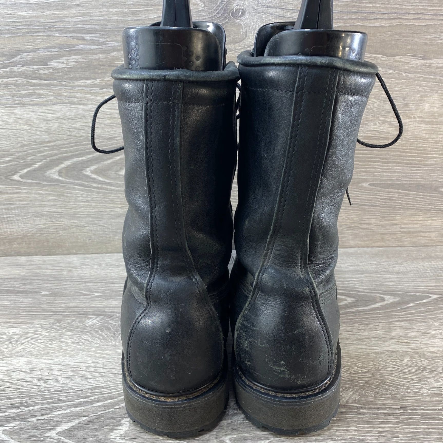 Vintage Bates Men's 9.5 W Black Leather Gore-Tex Military Combat Boots Vibram Sole Boots Military Gore-Tex Vibram Sole Black Leather Bates 11460 9.5 W Mens Size US 10 / EU 43 - 6 Thumbnail