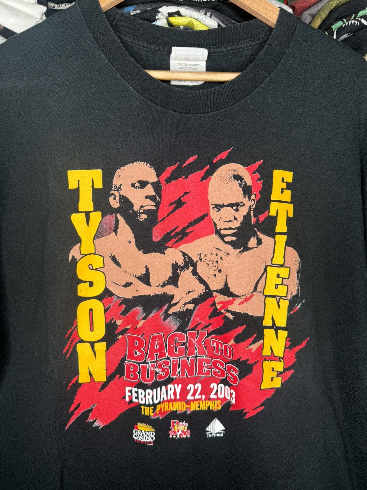 Vintage Vintage 2003 Mike Tyson vs Clifford Etienne Boxing XL Tee Size US XL / EU 56 / 4 - 2 Thumbnail
