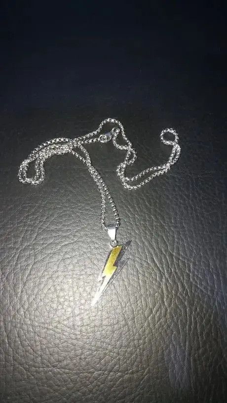 VIBE Bolt Pendant Y2K Necklace Opium Chain Punk Gotch Size ONE SIZE - 7 Thumbnail