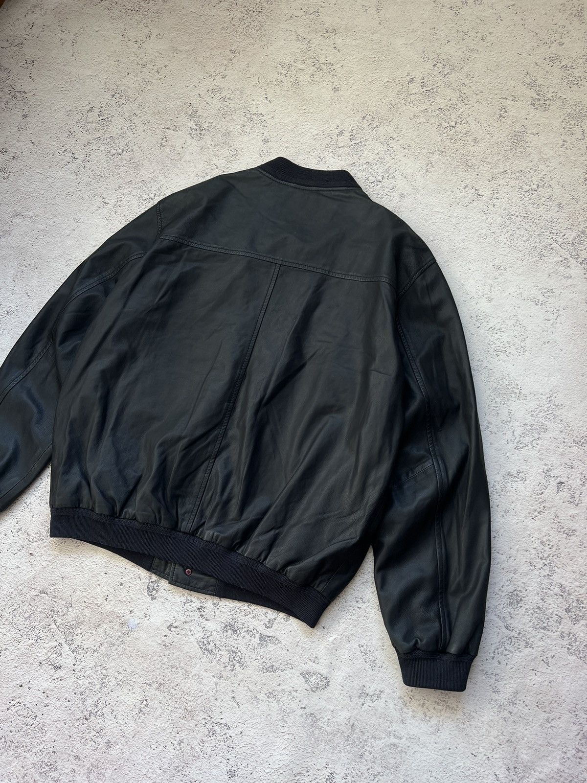 Other MABRUN Luxury Leather Bomber Jacket (MA-1 style) Size US L / EU 52-54 / 3 - 10 Thumbnail