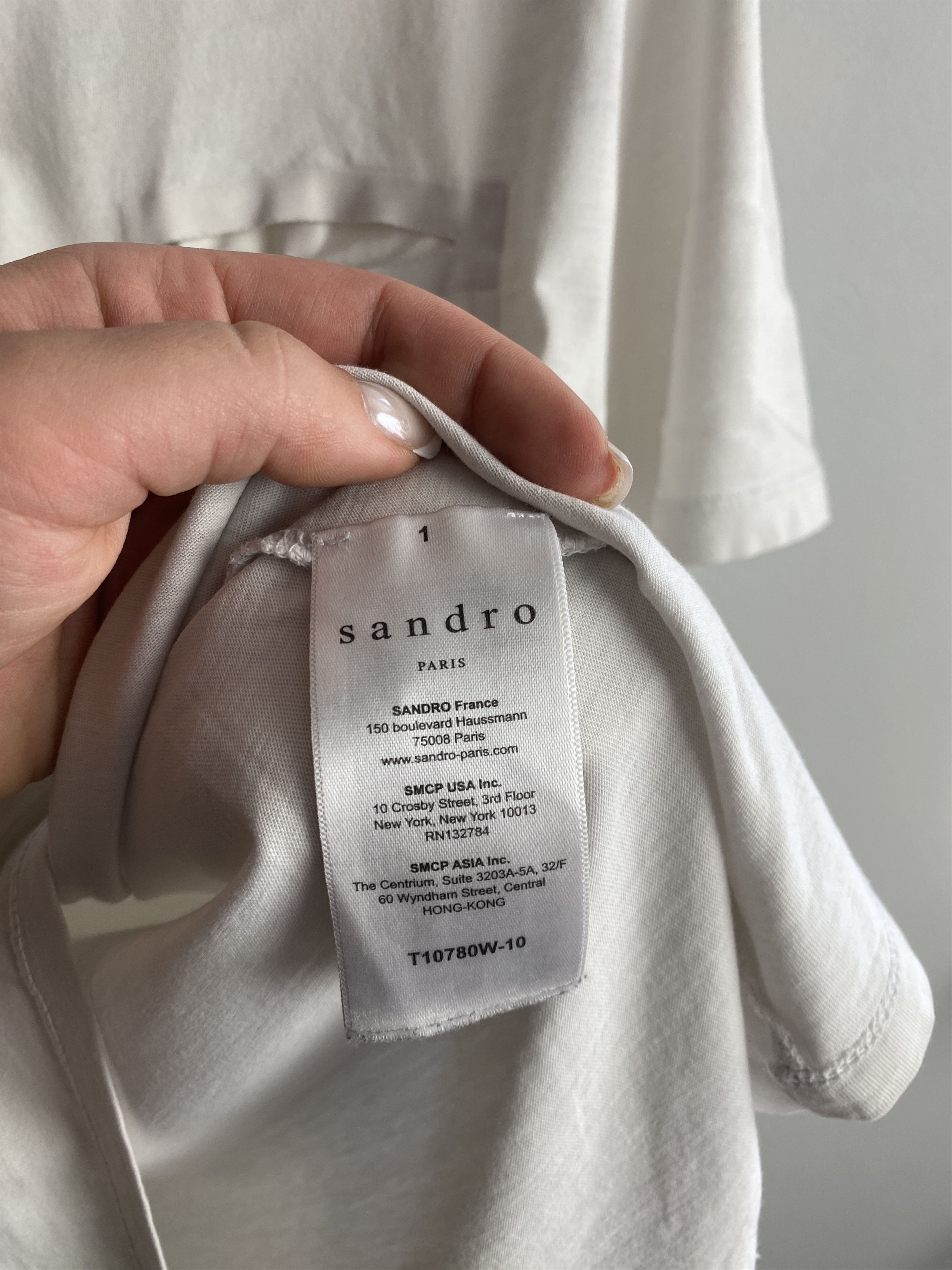 Sandro Sandro pocket casual t-shirt tee Size XS / US 0-2 / IT 36-38 - 4 Thumbnail