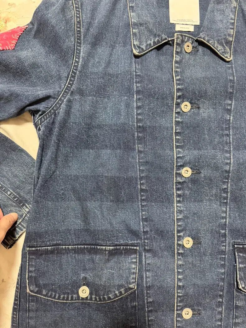 Visvim Visvim 15ss Blue-Dyed Striped Vintage Paneled 101 Denim Ja Size US M / EU 48-50 / 2 - 8 Thumbnail