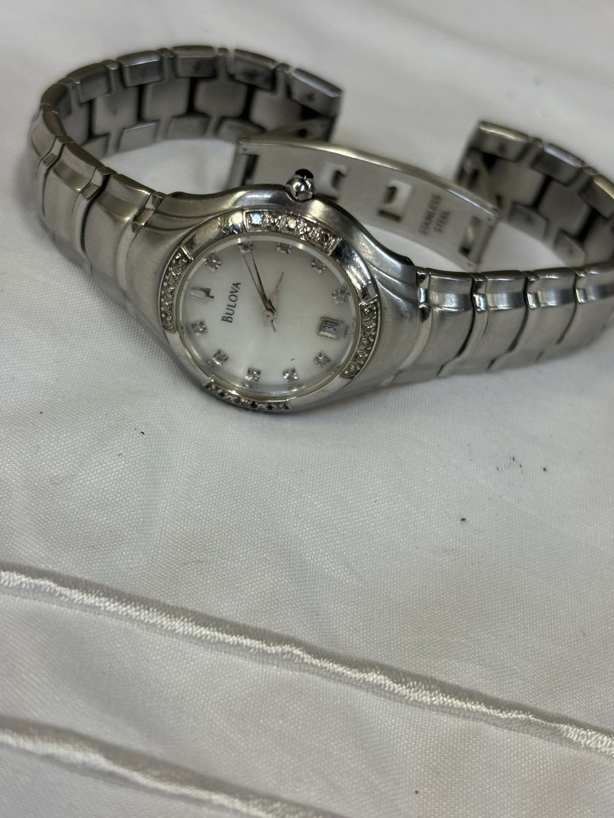 Bulova Bulova Maestro Diamond C899133 Silver Tone Women’s Watch Size ONE SIZE - 7 Thumbnail
