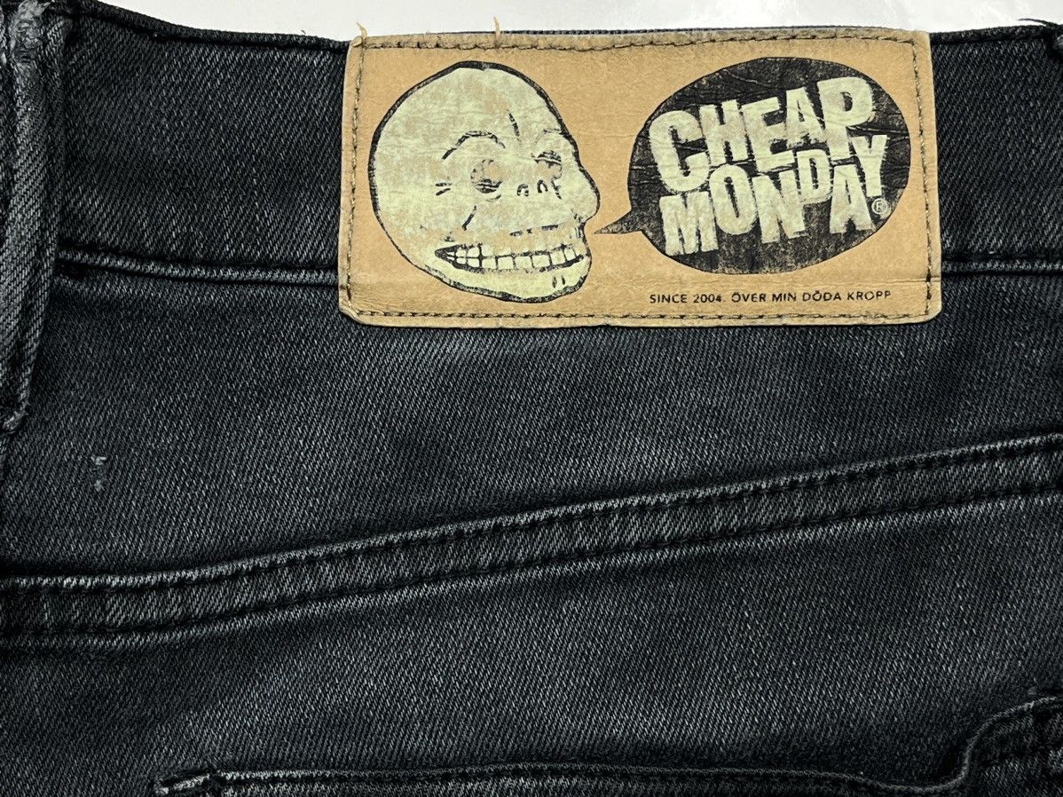 Cheap Monday Cheap Monday Tight New Black Distressed Skinny Pants Size US 31 - 6 Thumbnail