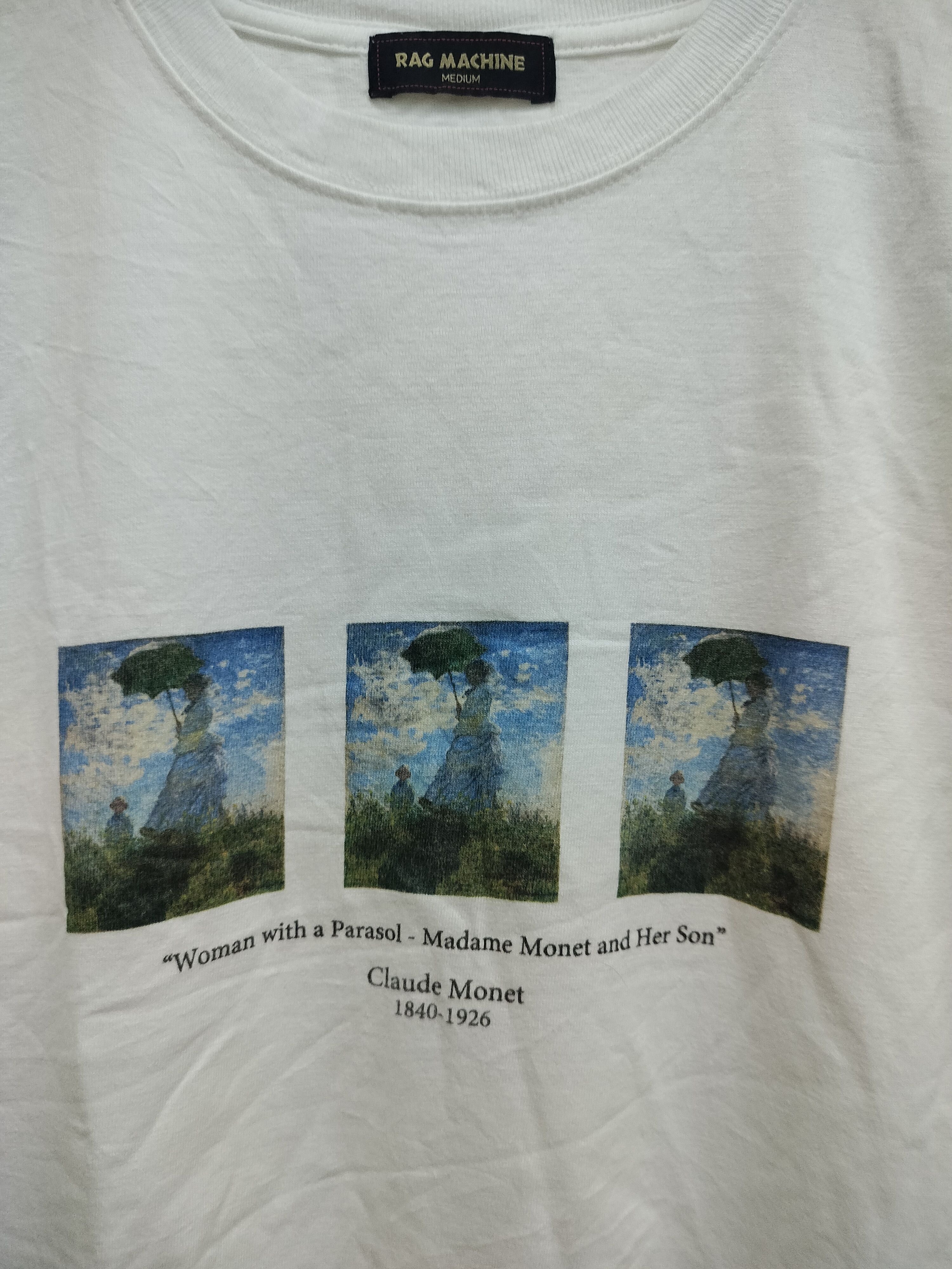 Japanese Brand Claude Monet art t- shirt by Rag Machine Size US M / EU 48-50 / 2 - 2 Thumbnail