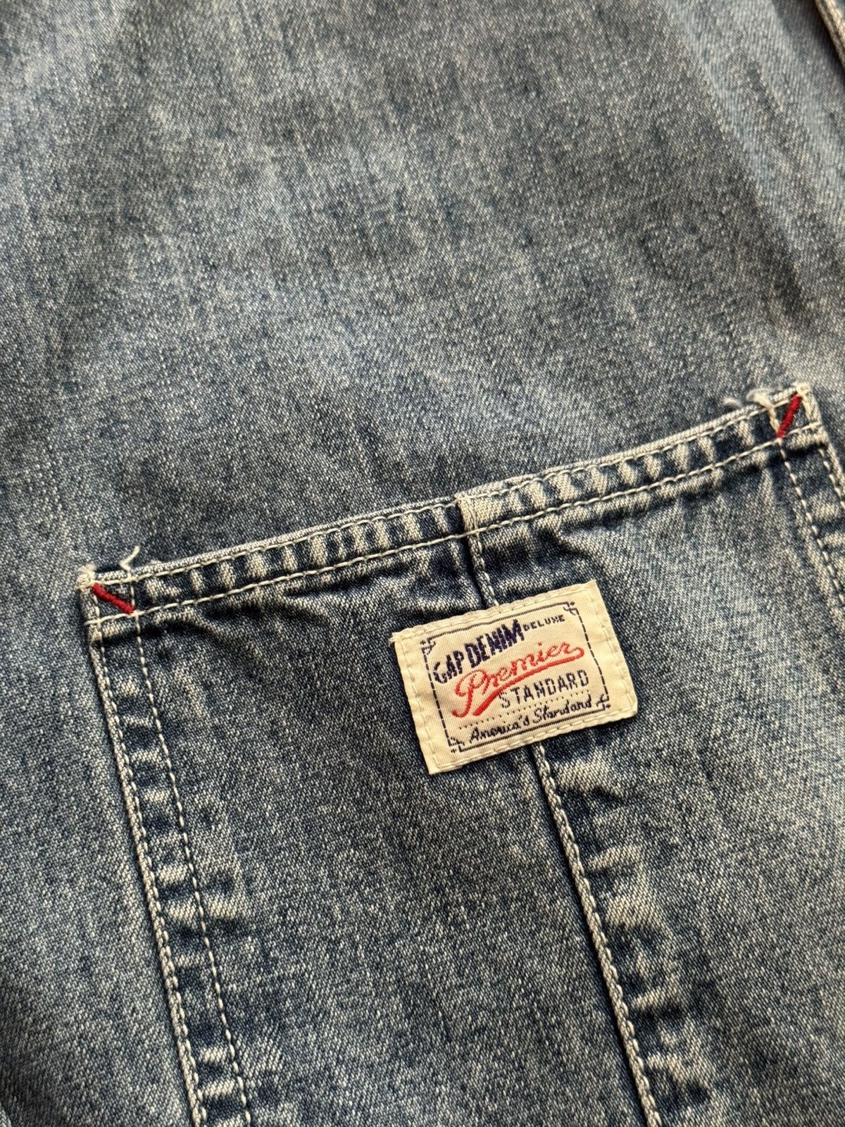 Gap Vintage 00’s GAP Sanforized Jeans Denim Workwear Jacket Size US L / EU 52-54 / 3 - 3 Thumbnail