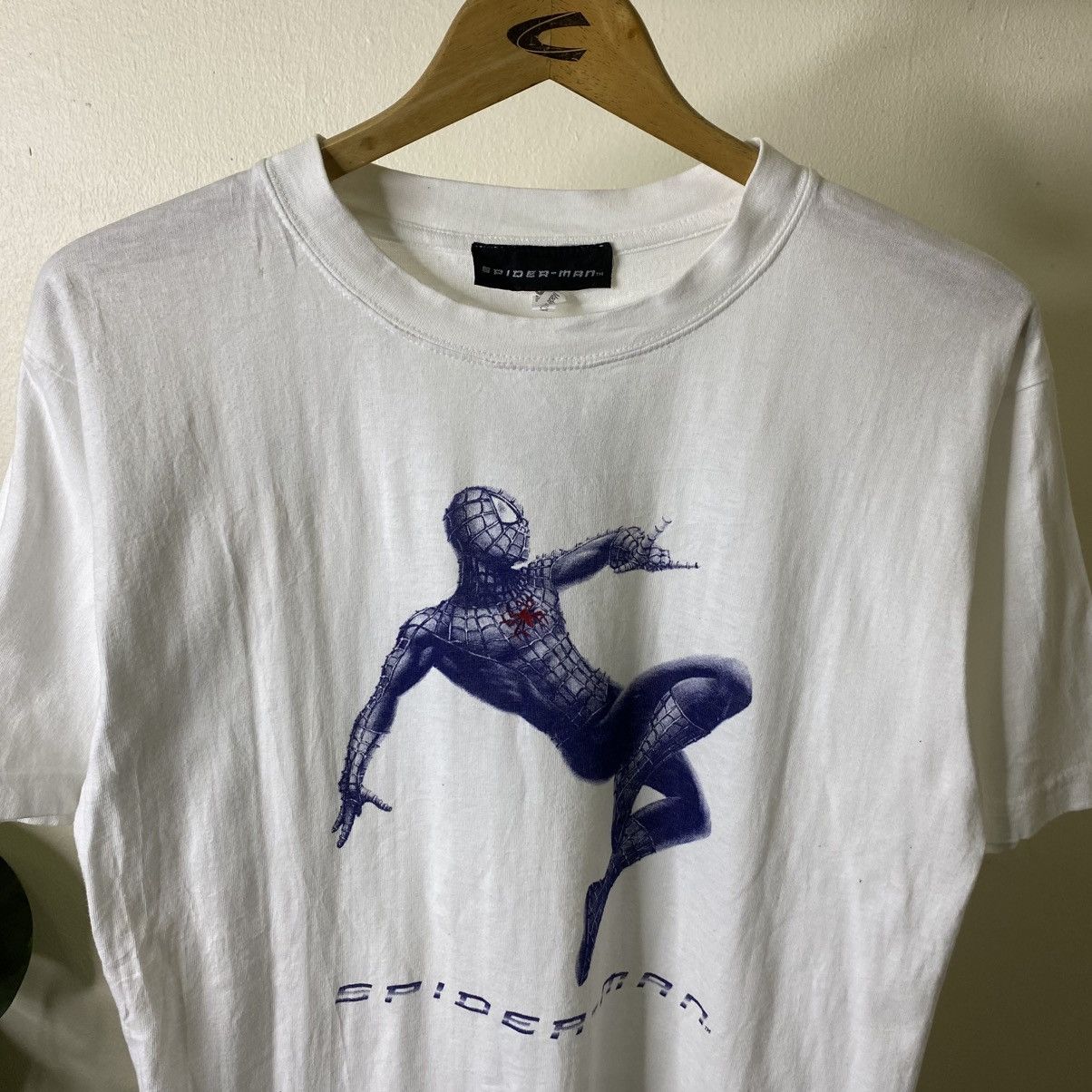 Vintage Vintage 2001 Spiderman Movie Columbia Pictures Promo T Shirt Size US M / EU 48-50 / 2 - 2 Thumbnail