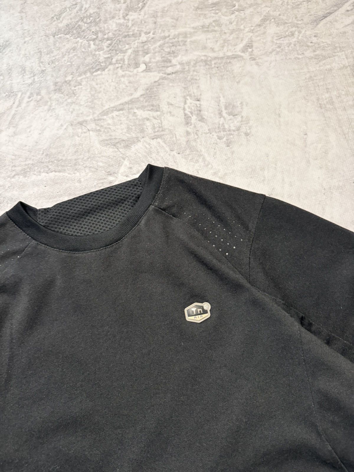 Nike × Vintage 00s Nike Vintage Tn Plus Drill Turtleneck Sweatshirt Y2K Size US L / EU 52-54 / 3 - 3 Thumbnail