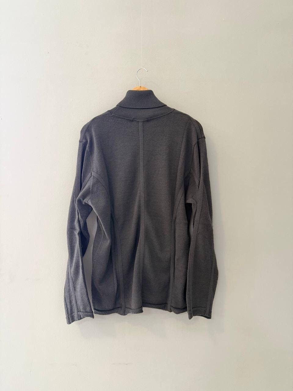 Issey Miyake Vintage Issey Miyake Vintage 90’s Wool Asymmetric Sweater Size L / US 10 / IT 46 - 10 Thumbnail