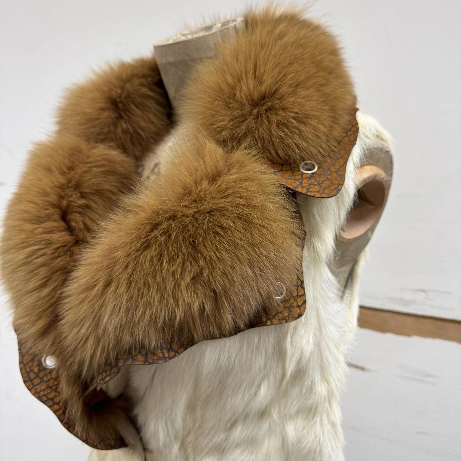 Other Vintage Y2K Rabbit Fur, Fox Fur, & Leather Statement Vest Size S / US 4 / IT 40 - 5 Thumbnail