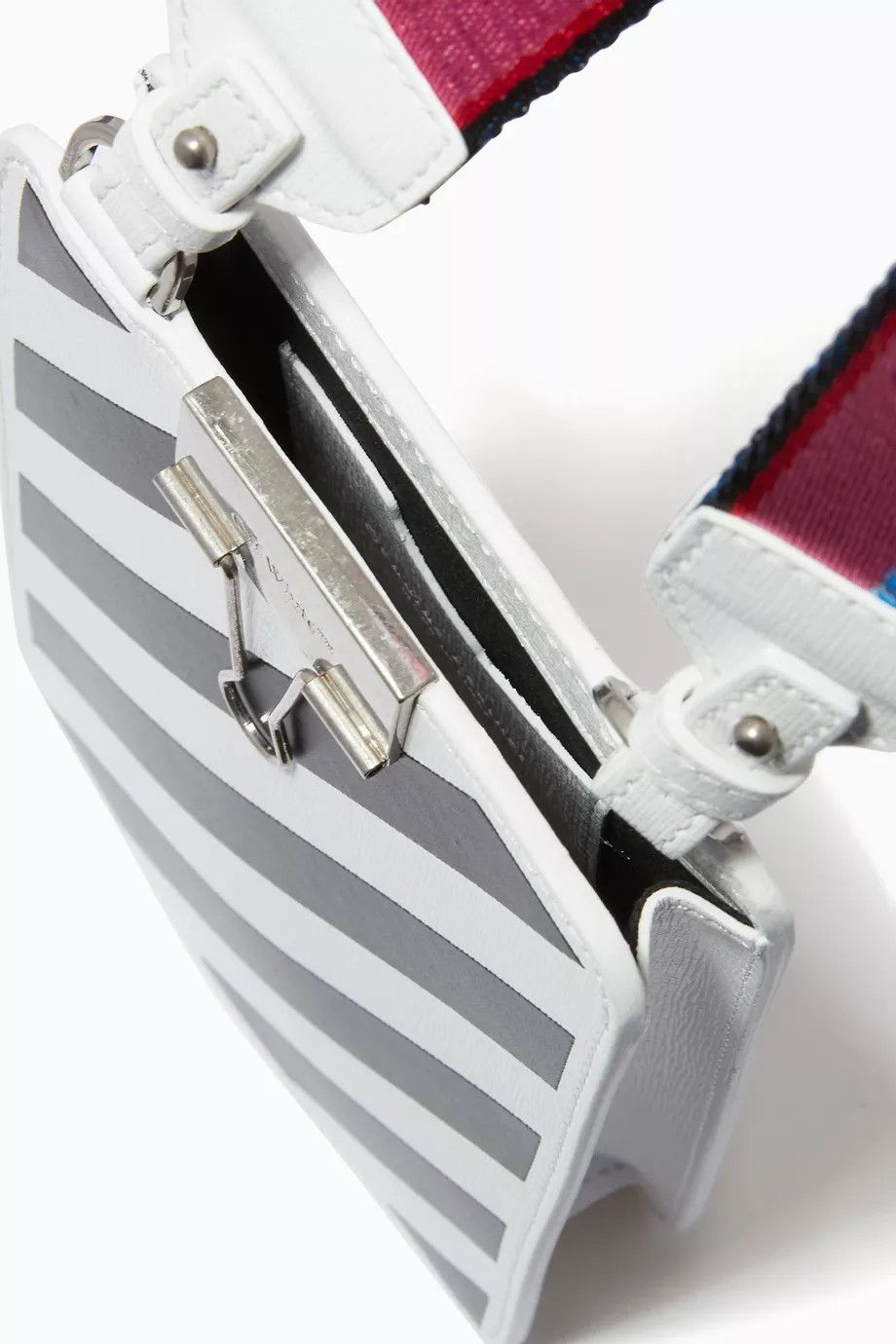 Off-White o1y1225 Size : OS / Leather Crossbody Bag in Multicolor Size ONE SIZE - 2 Thumbnail
