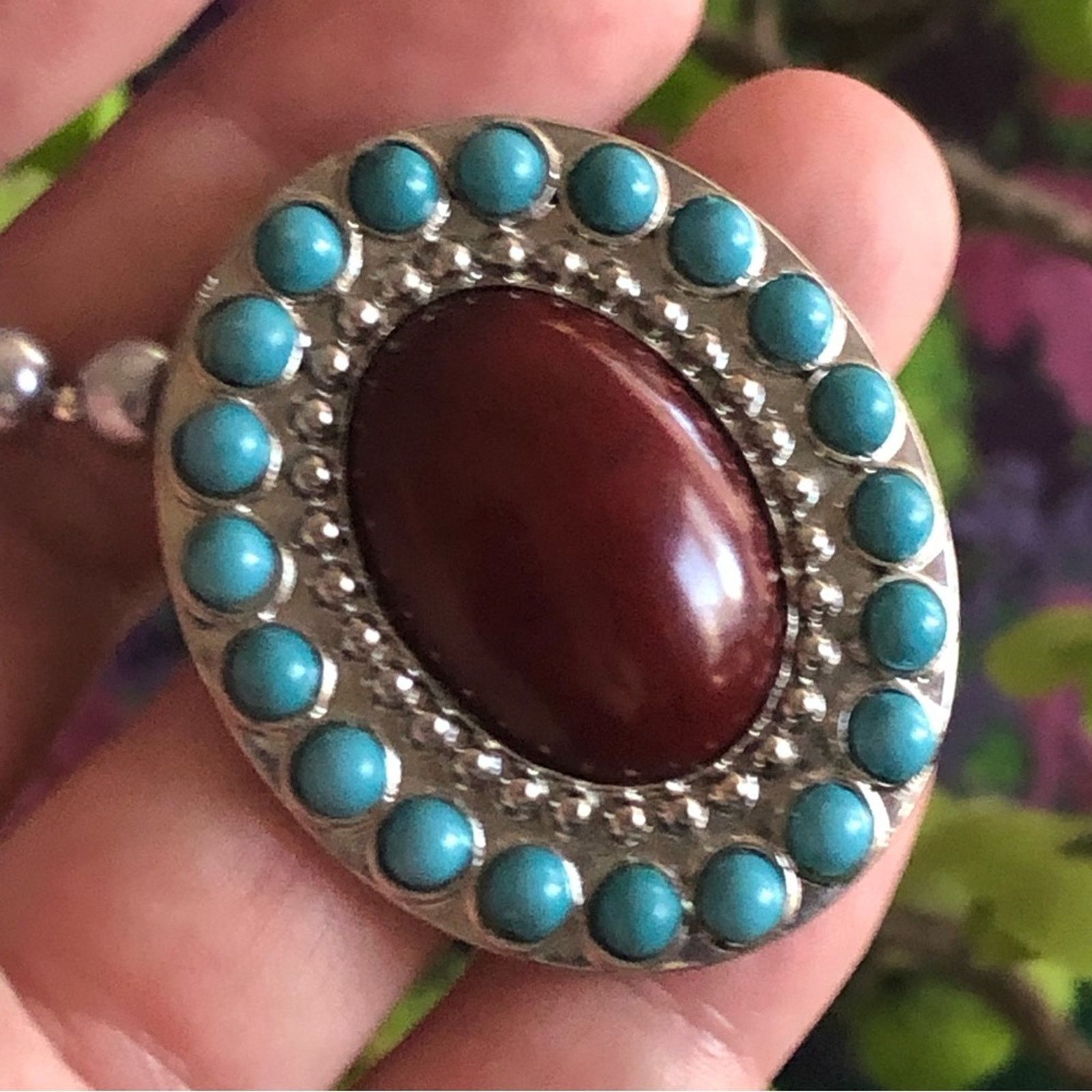 Handmade Handcrafted repurpose vintage southwest Pearl necklace Size ONE SIZE - 9 Thumbnail