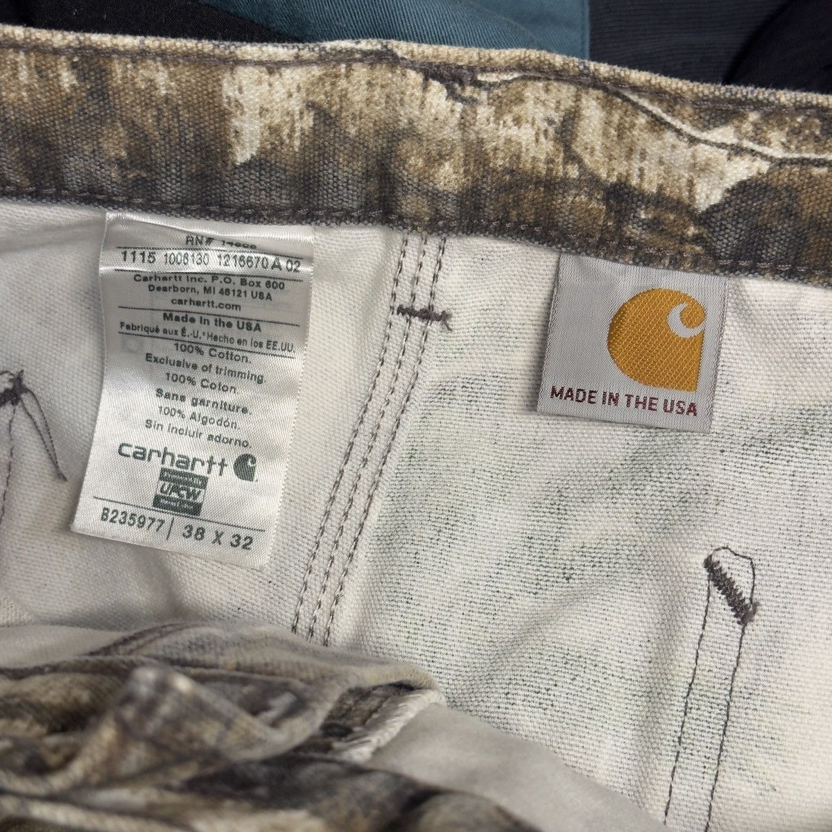 Carhartt Carhartt Realtree Camo Carpenter Pants ERD Grunge Chrome Size US 36 / EU 52 - 10 Thumbnail