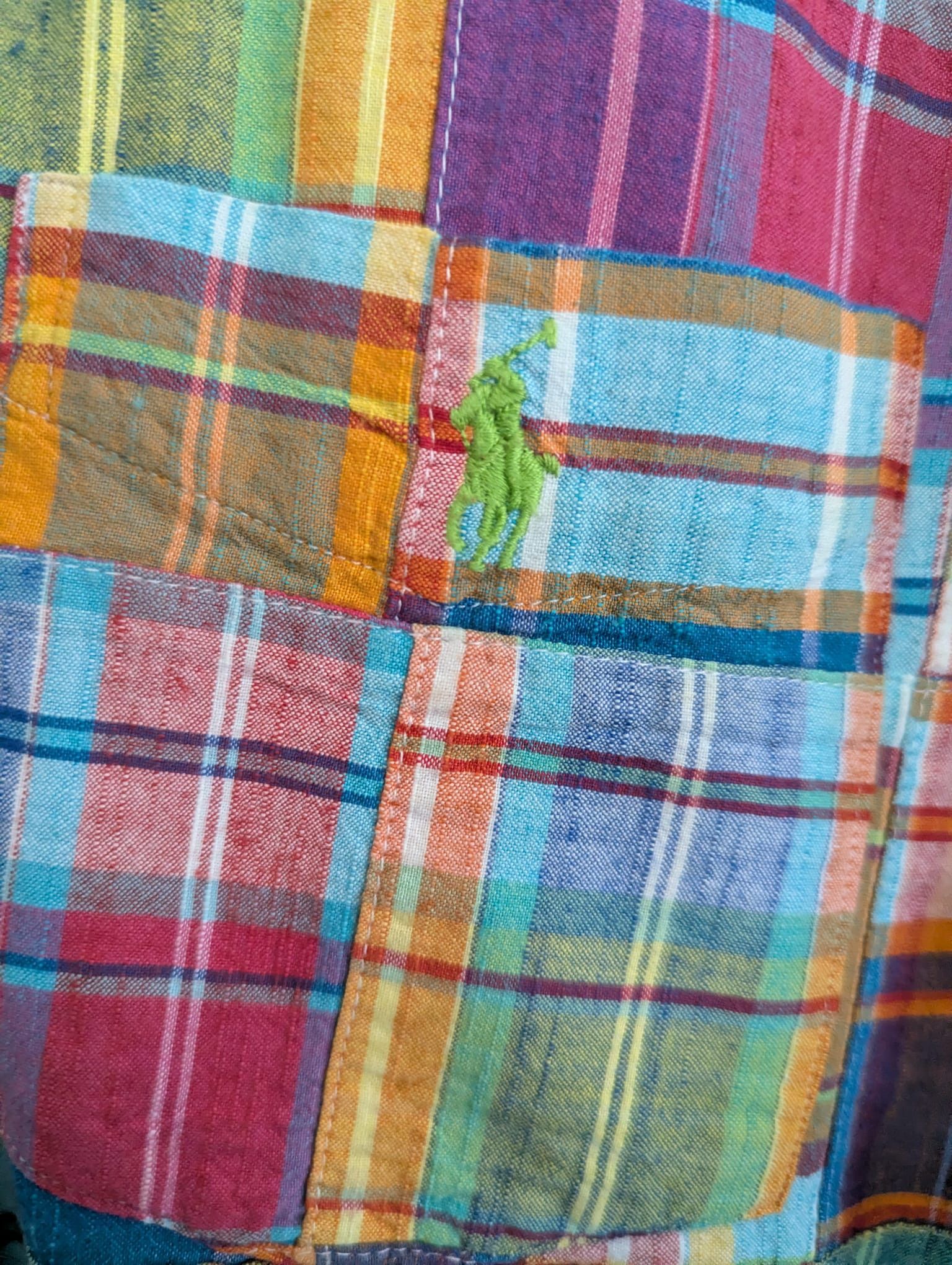Polo Ralph Lauren Vintage patch work, made in India -Large Size US L / EU 52-54 / 3 - 3 Thumbnail