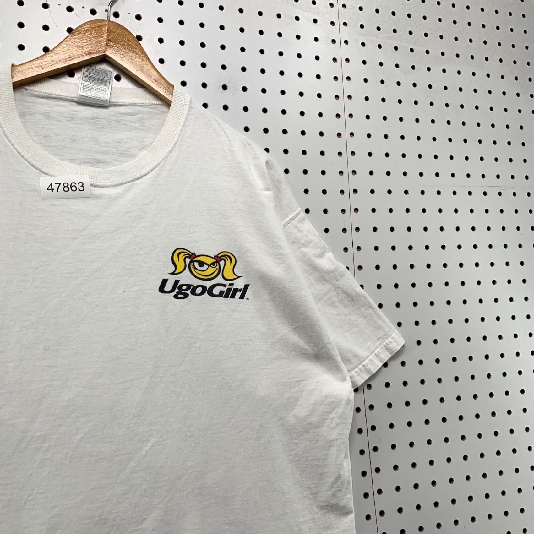 Vintage VINTAGE UGO Girl T Shirt Mens XL White Ugogirl Party Like A Girl Shirt Mens XL White Ugogirl 90s Beer Funny Event Summer Spring Mens Size US XL / EU 56 / 4 - 6 Thumbnail