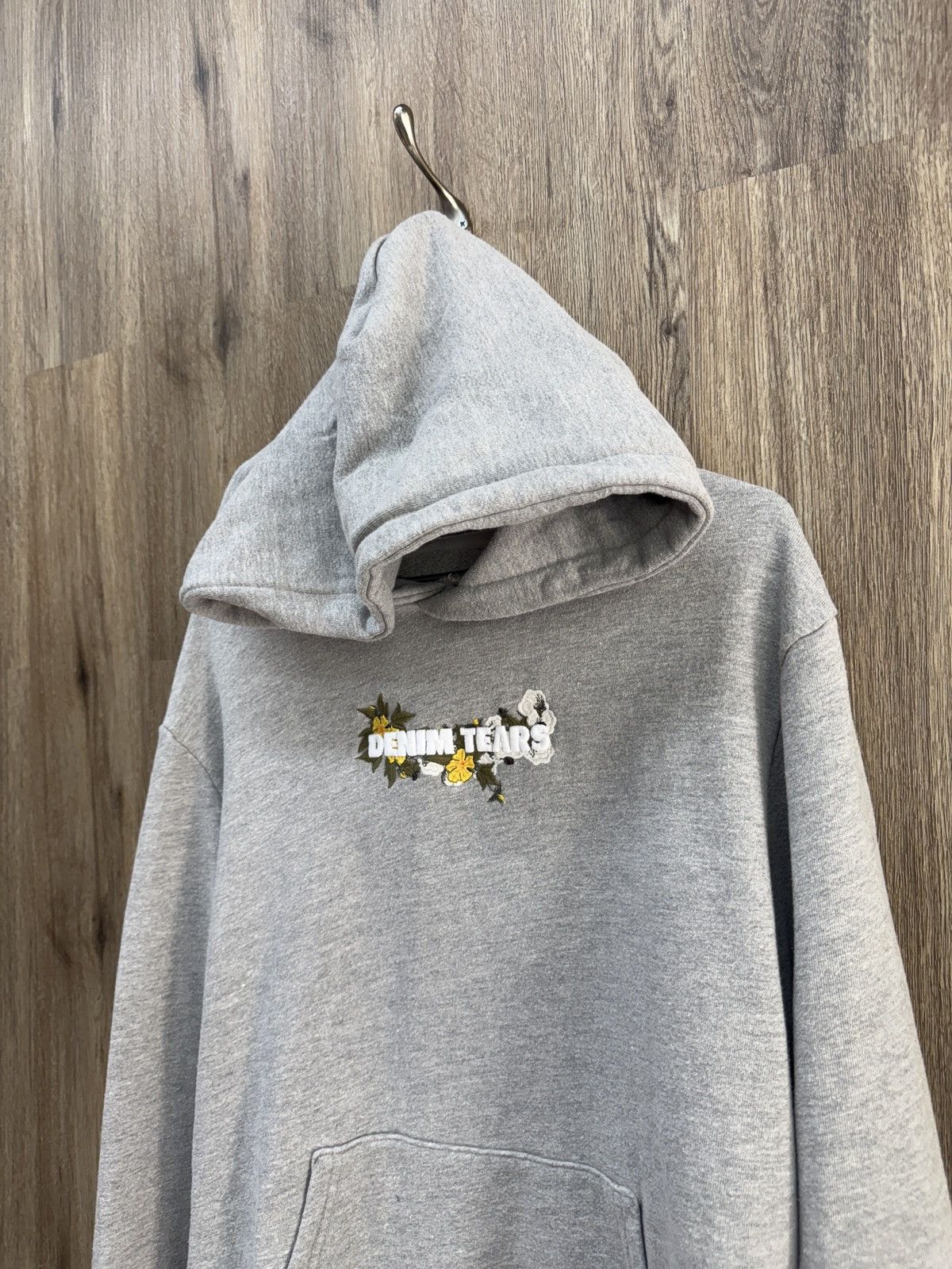 DENIM TEARS Denim Tear Grey Hoodie Size US L / EU 52-54 / 3 - 3 Thumbnail