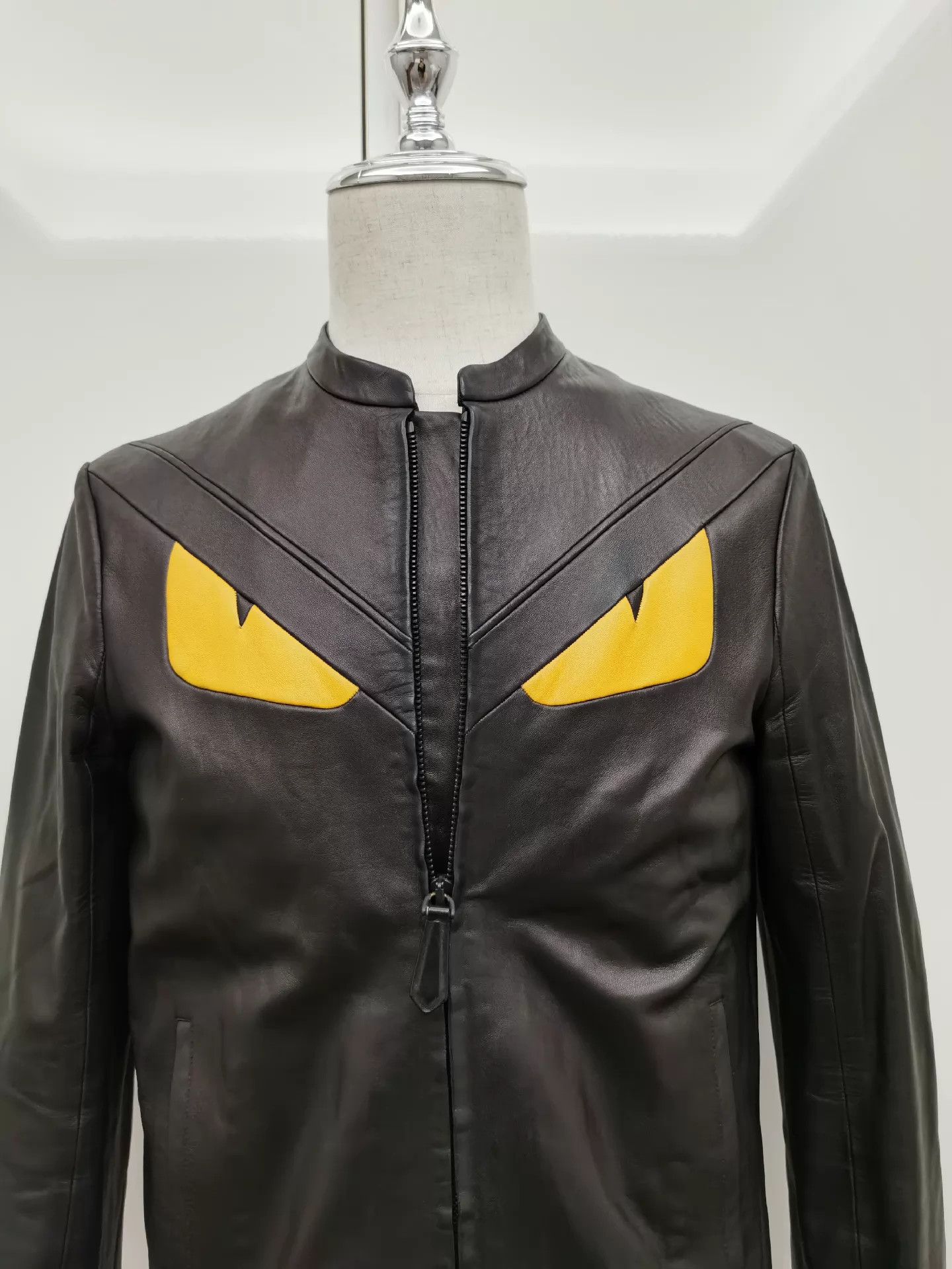 Fendi FENDI Classic Monster Leather Jacket 46 Size US S / EU 44-46 / 1 - 3 Thumbnail