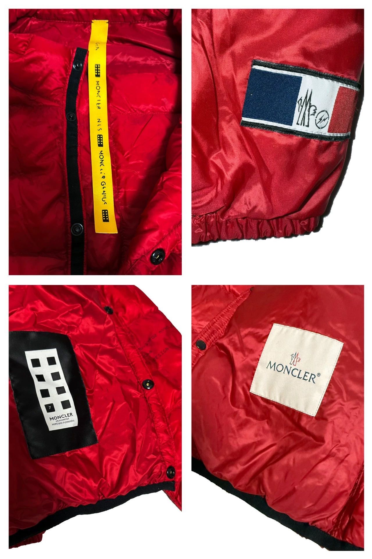 Moncler Moncler×fragment Genius Hotz Jacket Electric Red L Size US L / EU 52-54 / 3 - 8 Thumbnail