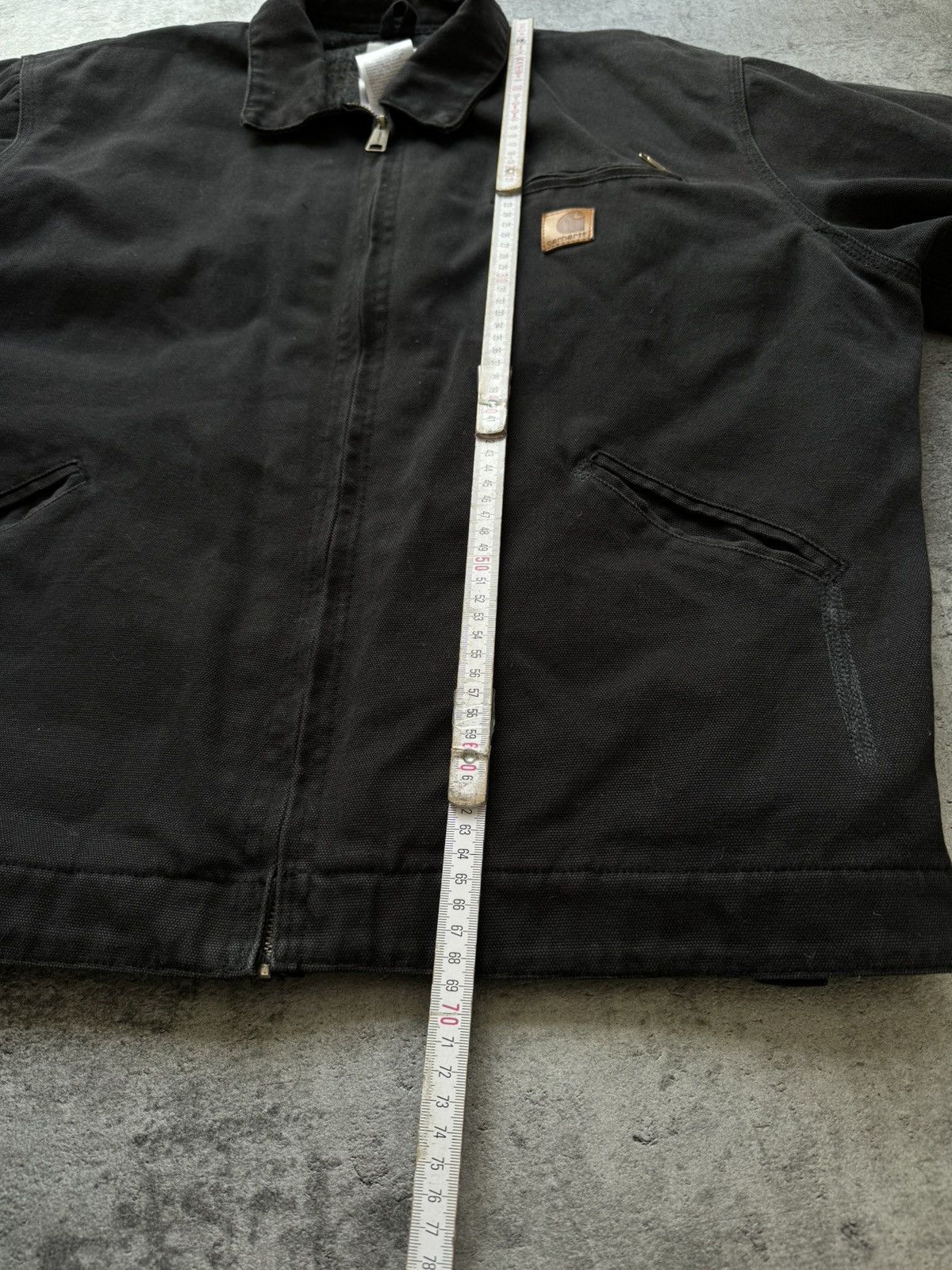 Carhartt × Vintage Vintage Carhartt Detroit jacket Black 90s Archive Zip Up Size US L / EU 52-54 / 3 - 22 Thumbnail