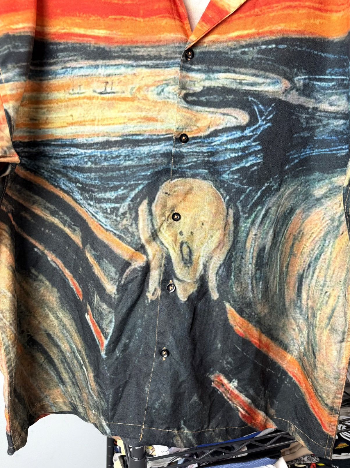 Vintage Vintage Style Apoh London Scream Painting Print Shirt Size US L / EU 52-54 / 3 - 4 Thumbnail