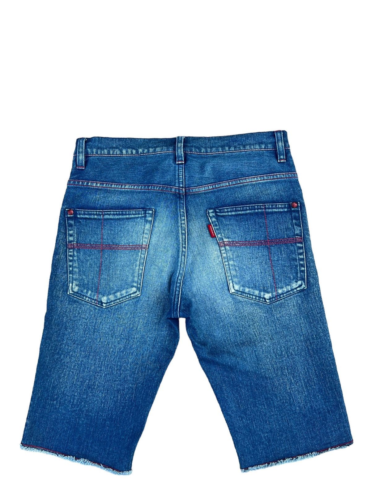 AKM 1 Piu 1 Uguale 3 Japan Muddy Denim Short Pant Size US 30 / EU 46 - 2 Thumbnail