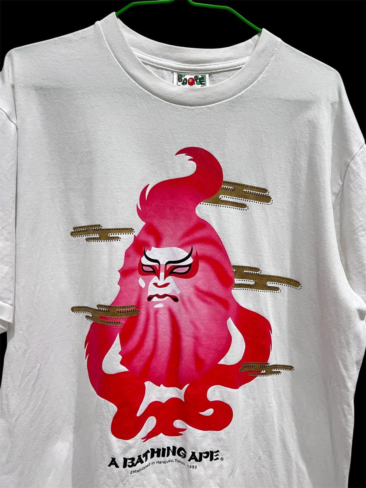 Bape A BATHING APE BAPE Kabuki Tee L Size US L / EU 52-54 / 3 - 2 Thumbnail