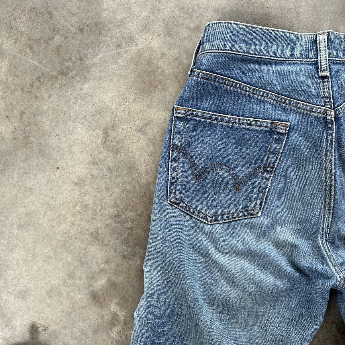 Edwin Vintage Edwin Faded Distressed Denim Jean Pant W28 Size US 28 / EU 44 - 14 Thumbnail