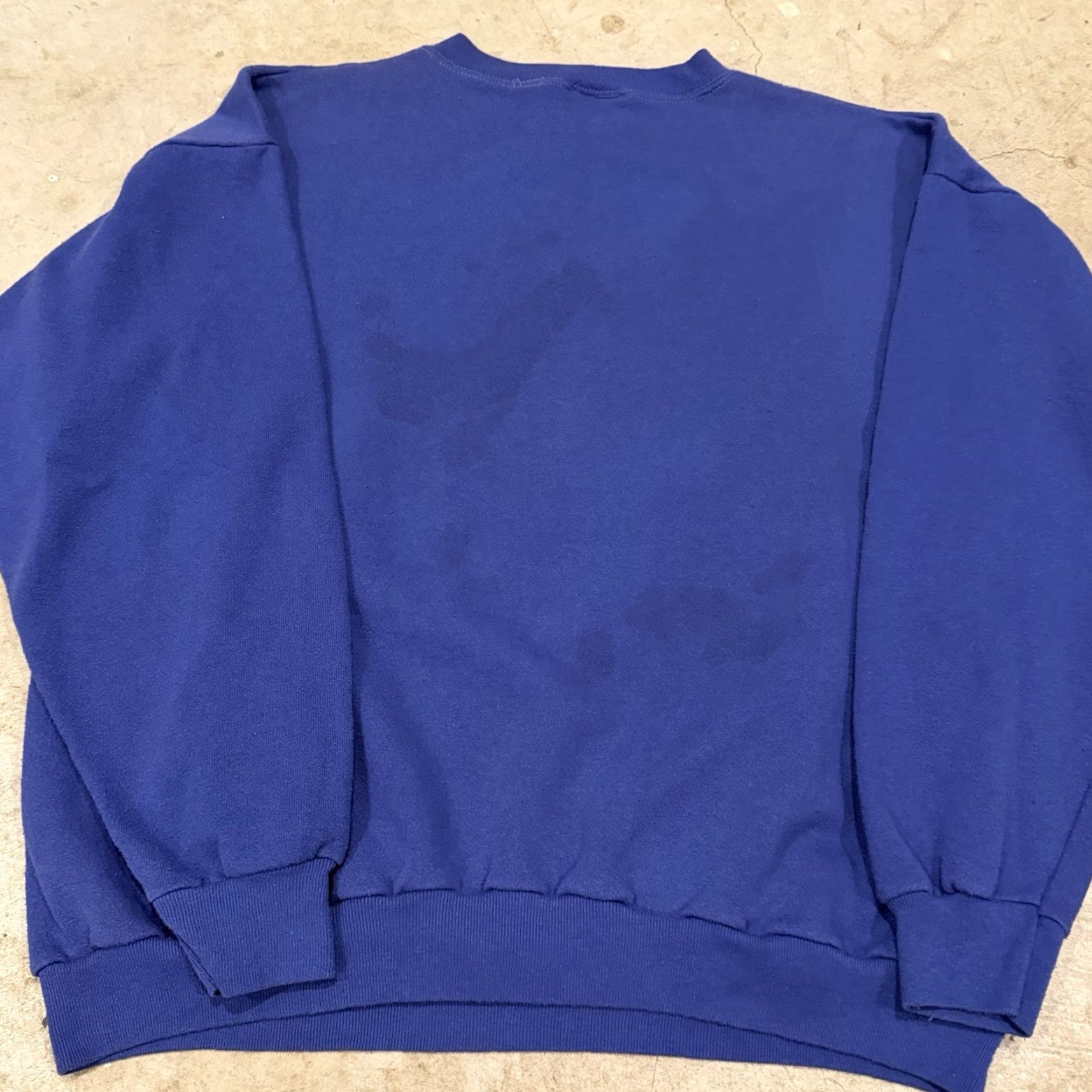 Vintage VINTAGE Puppy Dog Flowers Sweatshirt Crewneck Mens XL BLUE Sweatshirt Size US XL / EU 56 / 4 - 5 Thumbnail