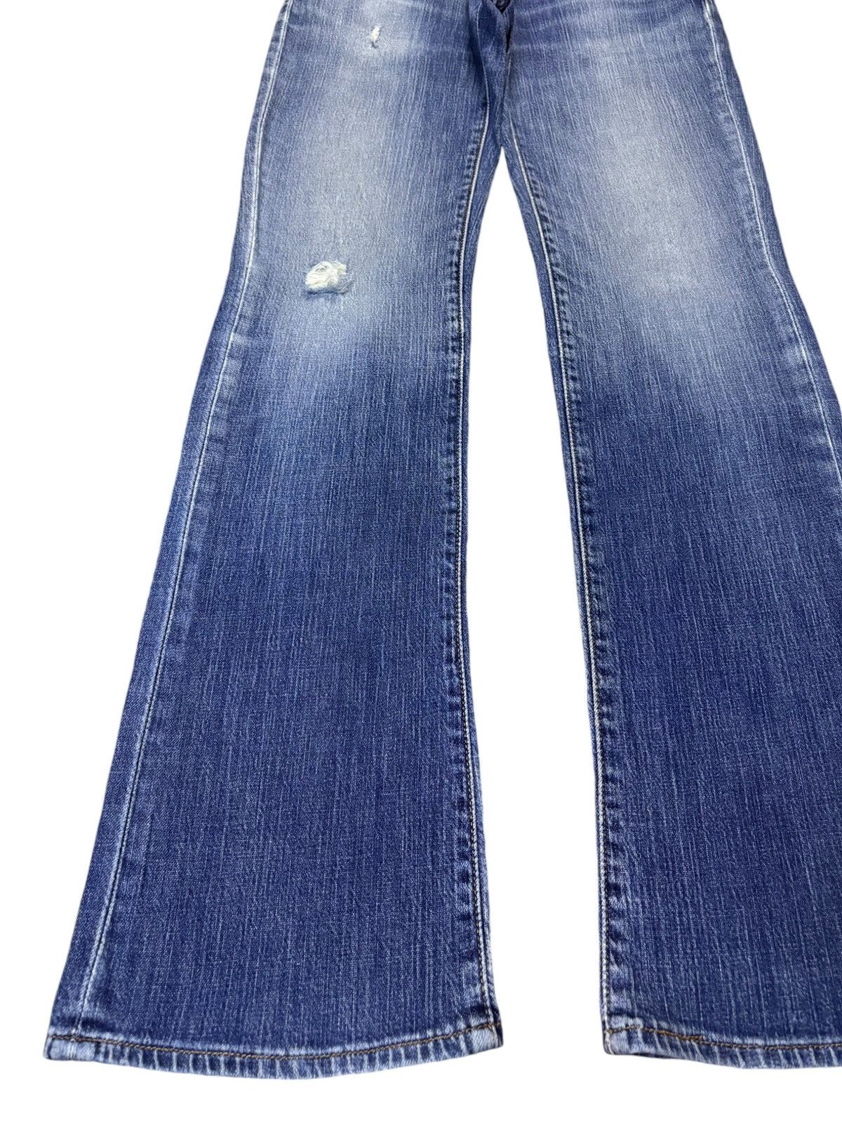 Levi's × Levi's Vintage Clothing Vintage 90s Levis 517 Faded Wash Distressed Flare Jeans Size US 30 / EU 46 - 6 Thumbnail