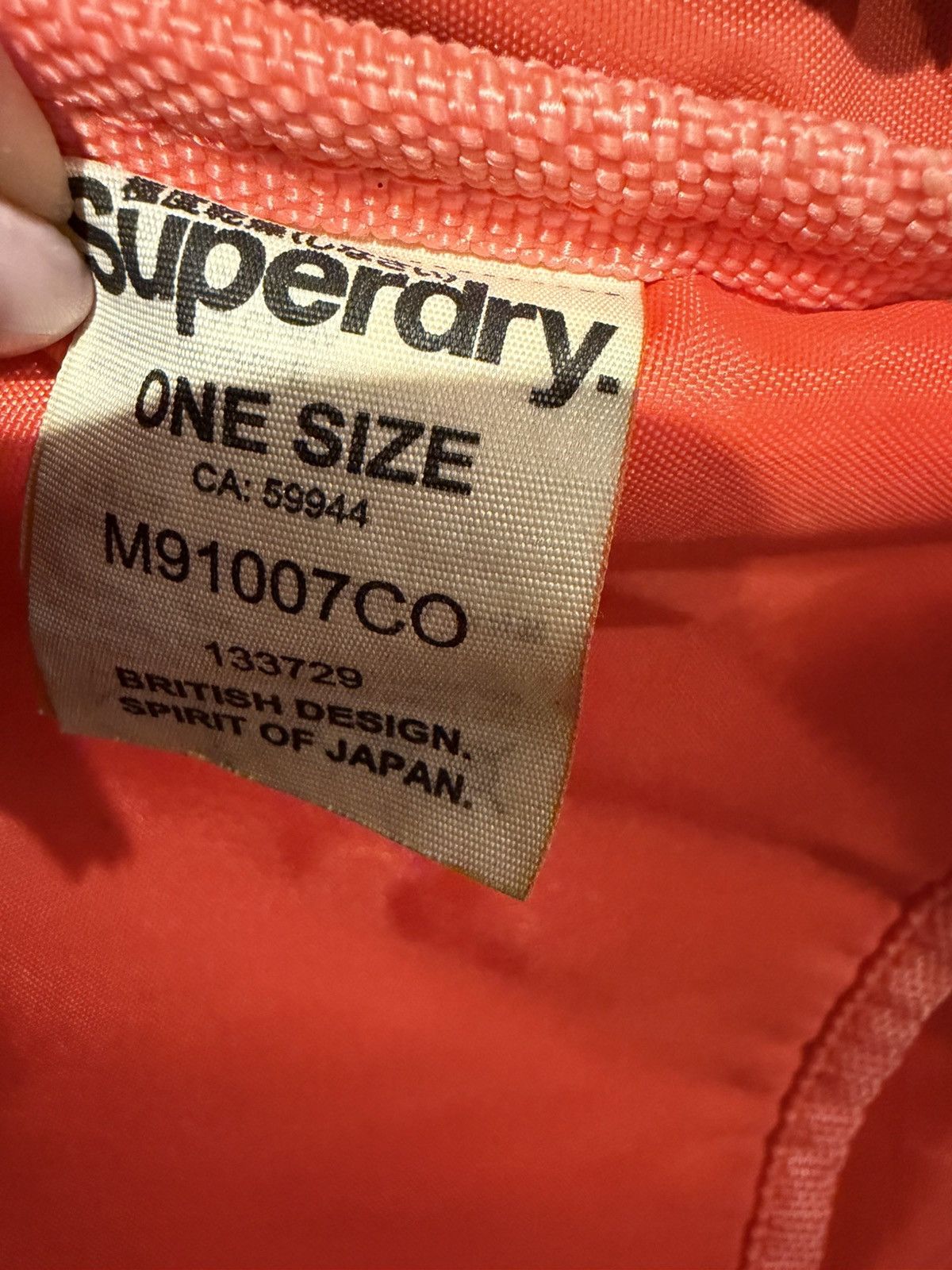 Superdry Superdry International Backpack – Grey / Orange – One Size Size ONE SIZE - 5 Thumbnail