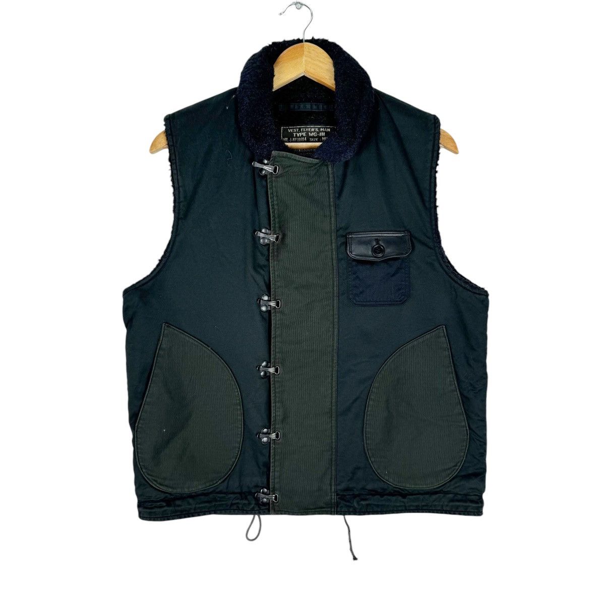 Buzz Rickson's ❄️BUZZ RICKSONS WILLIAM GIBSON TYPE WG 111 DECK VEST Size US M / EU 48-50 / 2 - 2 Thumbnail
