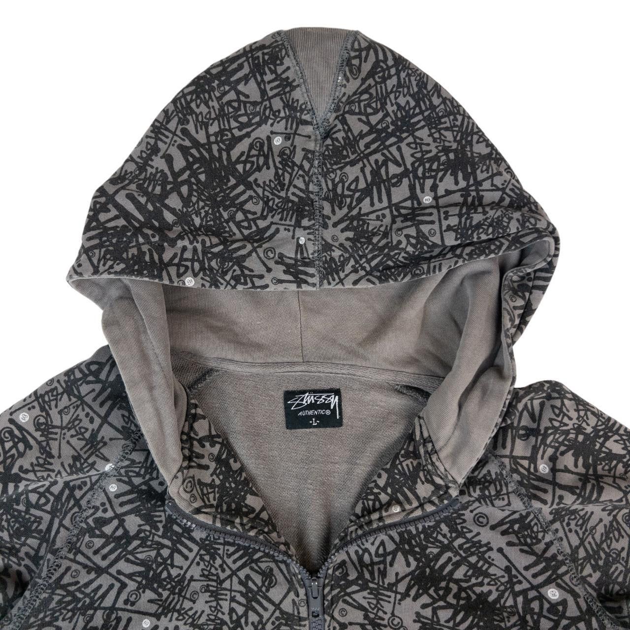 Stussy Vintage Stussy Graffiti Zip Up Hoodie Size M Size US M / EU 48-50 / 2 - 3 Thumbnail