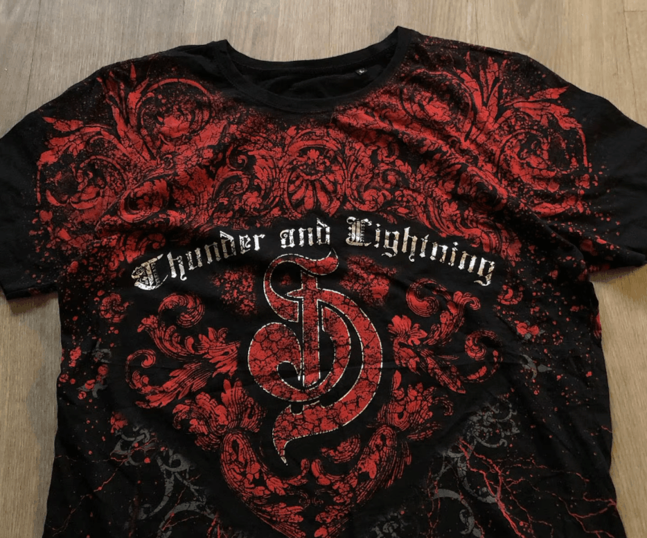 Japanese Brand 17 Embossed Demons Eye Print Unisex Summer T Shirt Size US XL / EU 56 / 4 - 3 Thumbnail