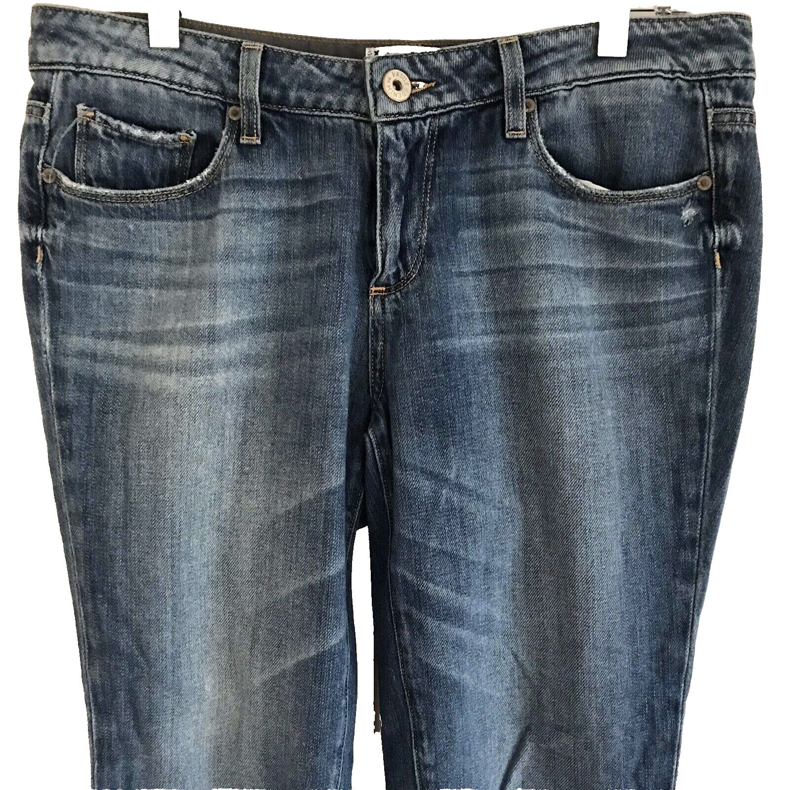 Paige Paige Jimmy Jimmy Crop Quincy Boyfriend Jeans 27x26 Stretch Size 27" / US 4 / IT 40 - 3 Thumbnail