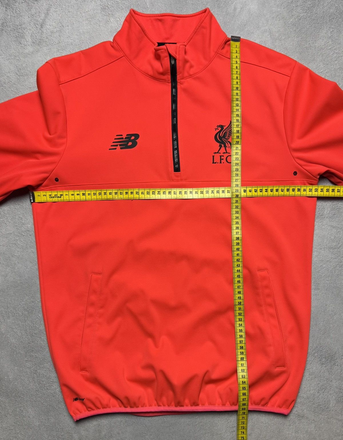 New Balance Liverpool 2016 2017 Football Soccer 1/3 Zip Top New Balance Size US S / EU 44-46 / 1 - 13 Thumbnail
