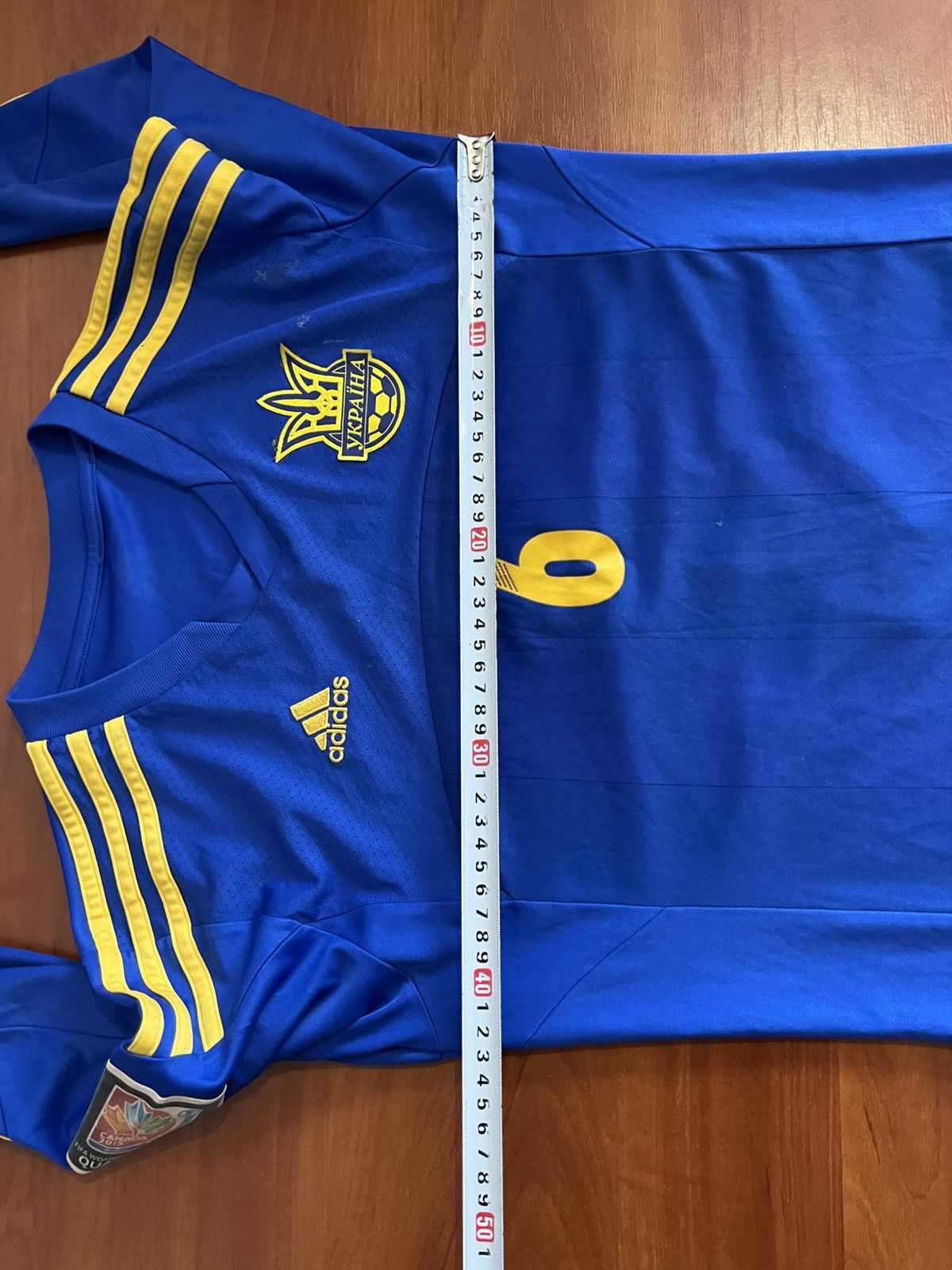 Adidas 2013/14 UKRAINE #6 PEKUR WOMEN WORLD CUP MATCH WORN JERSEY Size M / US 6-8 / IT 42-44 - 21 Thumbnail