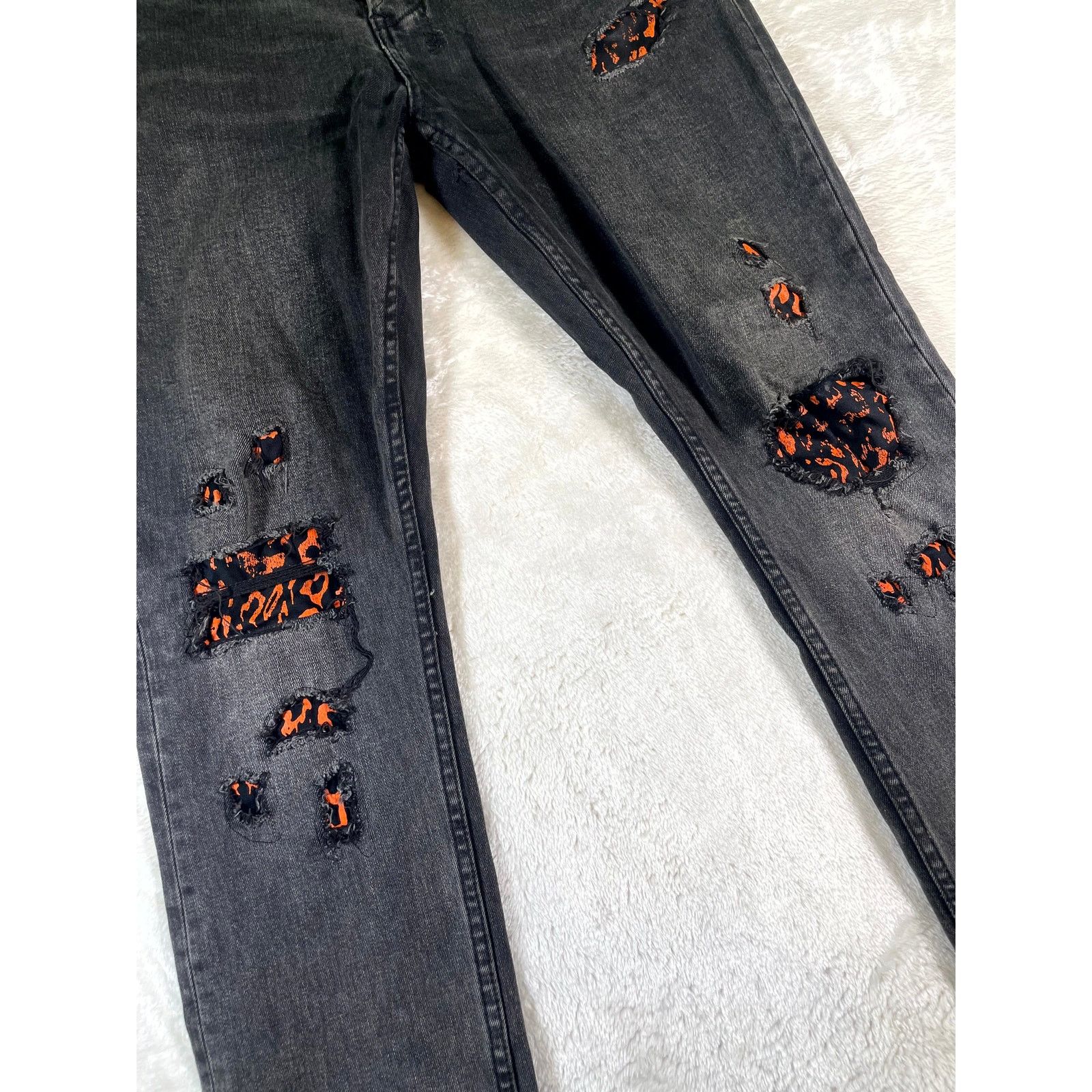 Ksubi Ksubi Grey & Orange Jeans Size US 36 / EU 52 - 2 Thumbnail