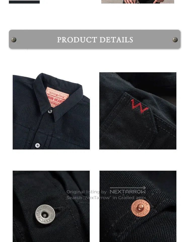 Iron Heart Iron Heart Lightweight second-generation loose denim jacke Size US M / EU 48-50 / 2 - 8 Thumbnail